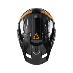KASK MOTOCYKLOWY Z GOGLAMI LEATT ADV 7.5 BLACK ORANGE 