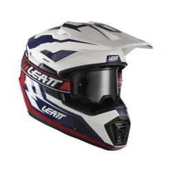 KASK MOTOCYKLOWY Z GOGLAMI...