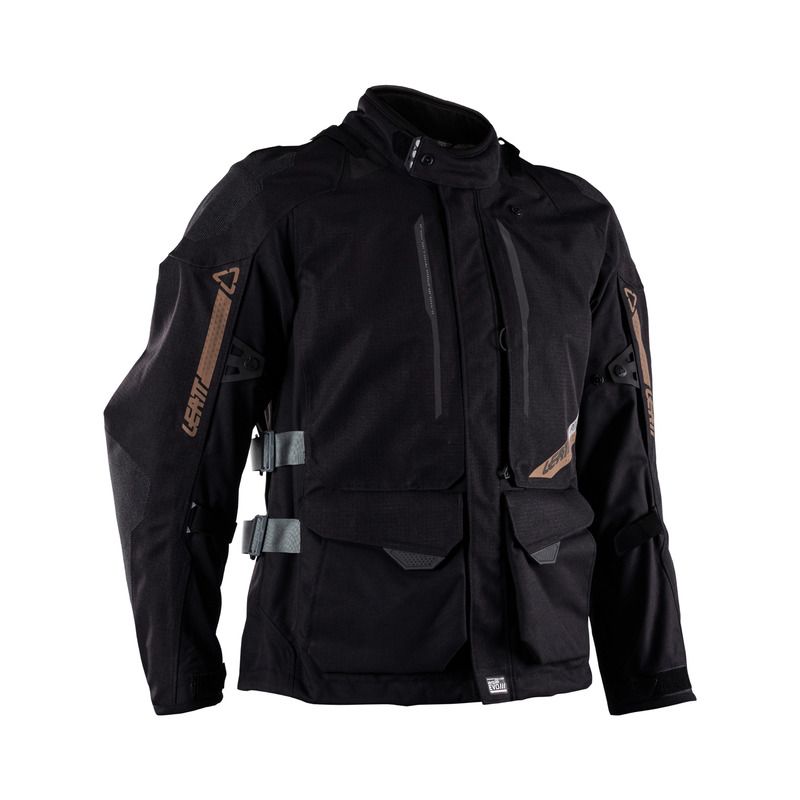 KURTKA MOTOCYKLOWA TEKSTYLNA LEATT ADV DRITOUR 5.5 STEALTH BLACK GREY 