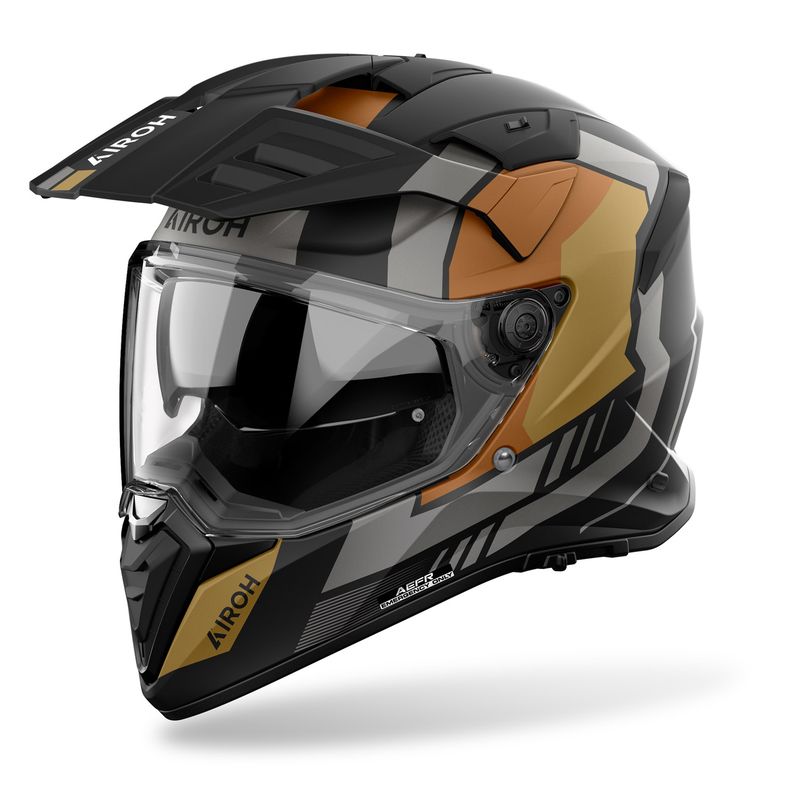 KASK AIROH BANDIT HORN GOLD MATT KASK AIROH BANDIT HORN GOLD MATT