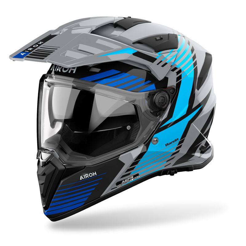 KASK AIROH BANDIT SPICY BLUE GLOSS KASK AIROH BANDIT SPICY BLUE GLOSS