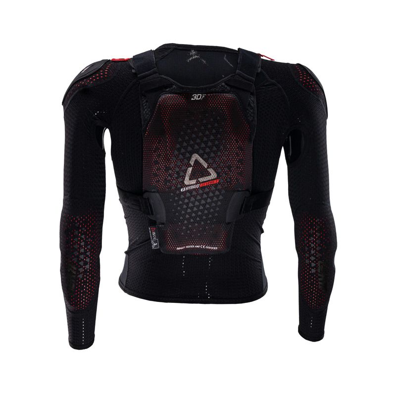 KOSZULKA Z OCHRANIACZAMI JUNIOR LEATT 4.5 HYBRID BLACK (147-159CM) L/XL