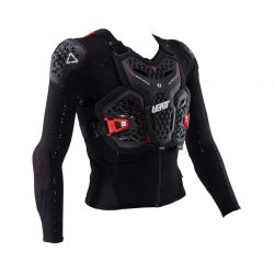 KOSZULKA Z OCHRANIACZAMI JUNIOR LEATT 4.5 HYBRID BLACK (147-159CM) L/XL