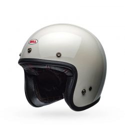 KASK MOTOCYKLOWY BELL CUSTOM 500 SOLID VINTAGE WHITE 