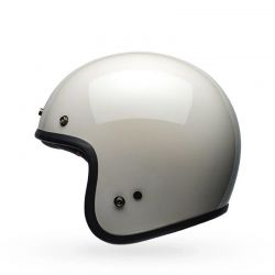 KASK MOTOCYKLOWY BELL CUSTOM 500 SOLID VINTAGE WHITE 