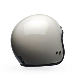 KASK MOTOCYKLOWY BELL CUSTOM 500 SOLID VINTAGE WHITE 