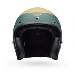 KASK MOTOCYKLOWY BELL CUSTOM 500 PARLOR MATTE EMERALD GOLD 