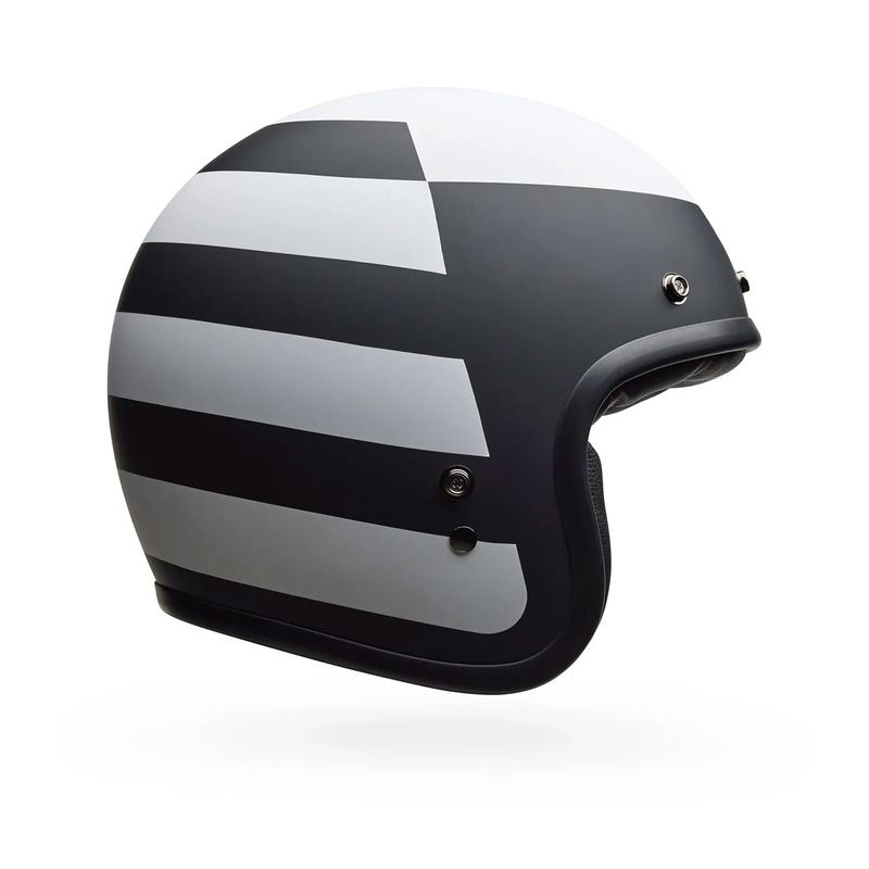 KASK MOTOCYKLOWY BELL CUSTOM 500 PARLOR MATTE BLACK WHITE 