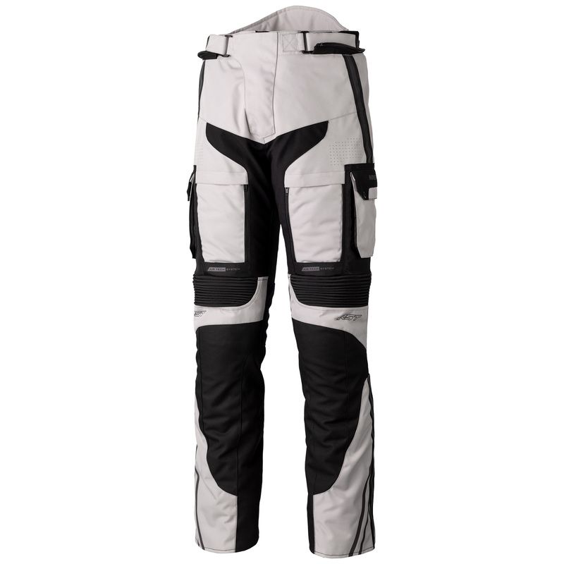 SPODNIE MOTOCYKLOWE TEKSTYLNE RST PRO SERIES ADVENTURE X SILVER BLACK 