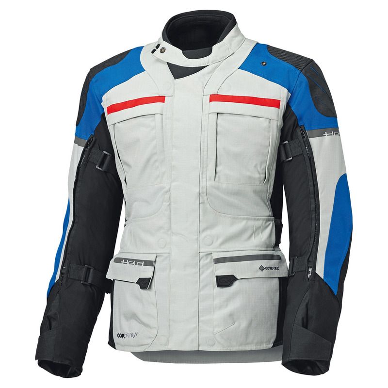 KURTKA MOTOCYKLOWA TEKSTYLNA HELD CARESE 3 [GORE-TEX] GREY BLUE 