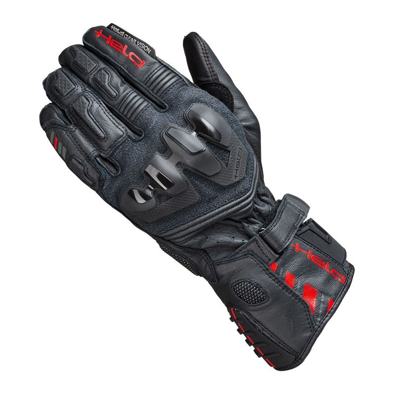 RĘKAWICE MOTOCYKLOWE HELD EVO-THRUX 3 BLACK RED 
