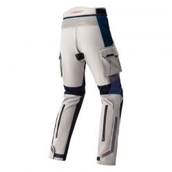 SPODNIE MOTOCYKLOWE TEKSTYLNE RST PRO SERIES ADVENTURE D3O SILVER BLUE 