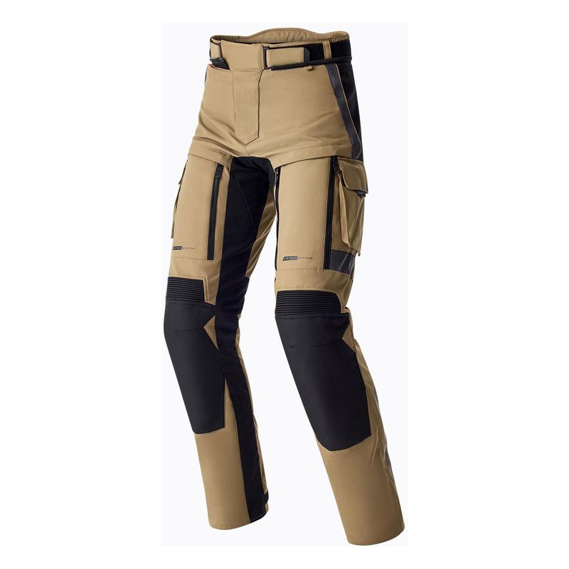 SPODNIE MOTOCYKLOWE TEKSTYLNE RST PRO SERIES ADVENTURE D3O SAND BLACK 