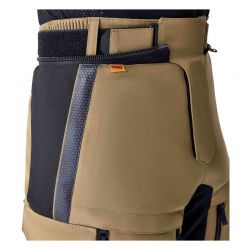 SPODNIE MOTOCYKLOWE TEKSTYLNE RST PRO SERIES ADVENTURE D3O SAND BLACK 