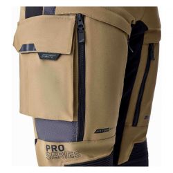 SPODNIE MOTOCYKLOWE TEKSTYLNE RST PRO SERIES ADVENTURE D3O SAND BLACK 