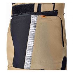SPODNIE MOTOCYKLOWE TEKSTYLNE RST PRO SERIES ADVENTURE D3O SAND BLACK 