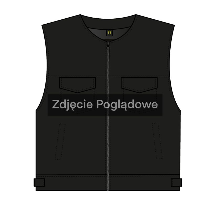 KAMIZELKA MOTOCYKLOWA SKÓRZANA BROGER BLADE BLACK 