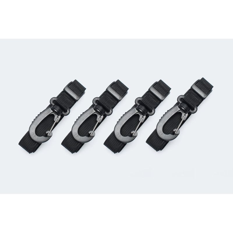 ZESTAW PASKÓW DO TORBY DRYBAG M/L SW-MOTECH 4 SZT. BLACK