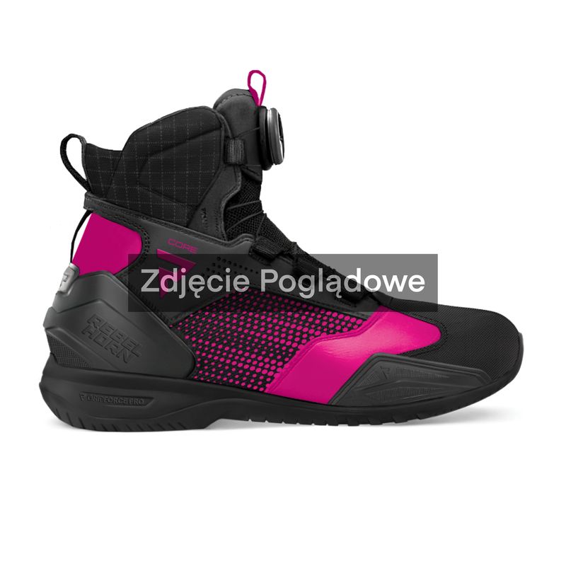 BUTY MOTOCYKLOWE REBELHORN CORE BLACK PINK 