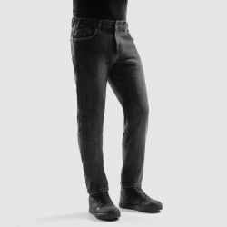 JEANSY MOTOCYKLOWE REBELHORN CLASSIC WASHED BLACK MONOLAYER 