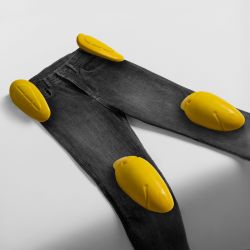 JEANSY MOTOCYKLOWE REBELHORN CLASSIC WASHED BLACK MONOLAYER 