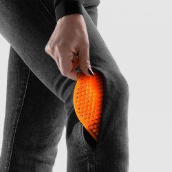 JEANSY MOTOCYKLOWE DAMSKIE REBELHORN CLASSIC WASHED BLACK MONOLAYER 24/28