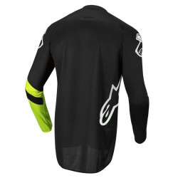 BLUZA ALPINESTARS FLUID CHASER BLACK/FLUO YELLOW 