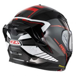 KASK MOTOCYKLOWY NZI GO RIDER STREAM DUO MOTION BLACK ANTRACITE WHITE 