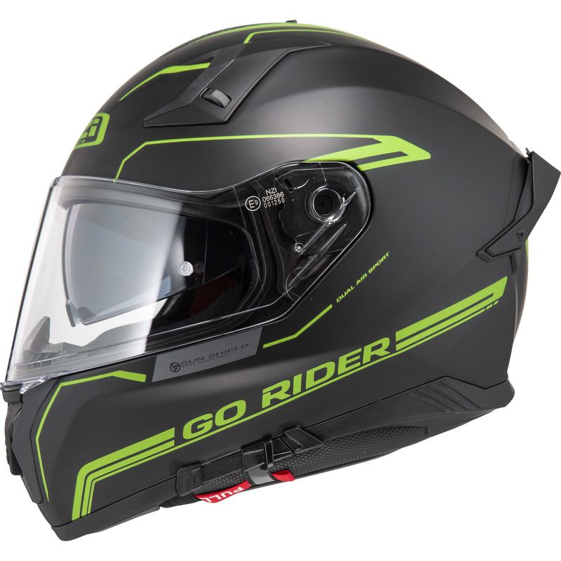 KASK MOTOCYKLOWY NZI GO RIDER STREAM DUO SOLID NOUVEAU BLACK K MATT 