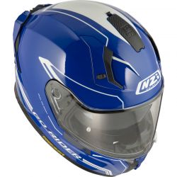 KASK MOTOCYKLOWY NZI GO RIDER STREAM DUO SOLID NOUVEAU BLUE Y 
