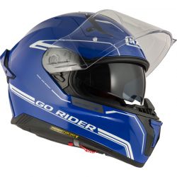 KASK MOTOCYKLOWY NZI GO RIDER STREAM DUO SOLID NOUVEAU BLUE Y 