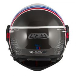 KASK MOTOCYKLOWY NZI MINIMOD DUO WATSON WHITEBLACK POWER 