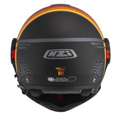 KASK MOTOCYKLOWY NZI MINIMOD DUO WATSON ANTRACITEBLACK ANTRACITE MATT 