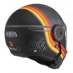 KASK MOTOCYKLOWY NZI MINIMOD DUO WATSON ANTRACITEBLACK ANTRACITE MATT 