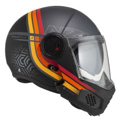 KASK MOTOCYKLOWY NZI MINIMOD DUO WATSON ANTRACITEBLACK ANTRACITE MATT 