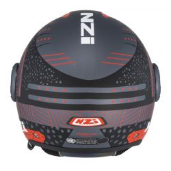 KASK MOTOCYKLOWY NZI RINGWAY 2 DUO ANTERA ANTRACITE RED MATT 