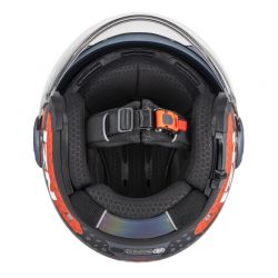 KASK MOTOCYKLOWY NZI RINGWAY 2 DUO ANTERA ANTRACITE RED MATT 