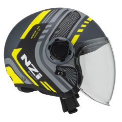 KASK MOTOCYKLOWY NZI RINGWAY 2 DUO CONNECTED ANTRACITE GREY MATT 