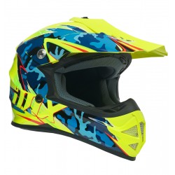 KASK IMX FMX-01 JUNIOR CAMO FLO YELLOW  ENDURO CROSS