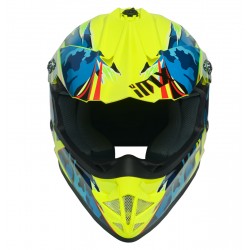 KASK IMX FMX-01 JUNIOR CAMO FLO YELLOW  ENDURO CROSS