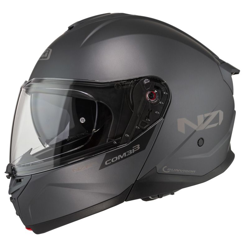 KASK MOTOCYKLOWY NZI COMBI 3 DUO ANTRACITE MATT 
