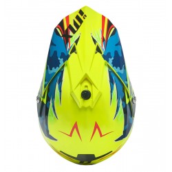 KASK IMX FMX-01 JUNIOR CAMO FLO YELLOW  ENDURO CROSS