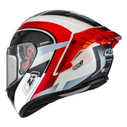 KASK MOTOCYKLOWY NZI TRENDY STREAM RAPID WHITE RED BLUE RED S 