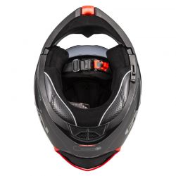 KASK MOTOCYKLOWY NZI COMBI 3 DUO SOLID NOUVEAU MATT BLACK 