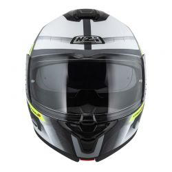 KASK MOTOCYKLOWY NZI COMBI 3 DUO METRIC NARDO GREY WHITE MATT 