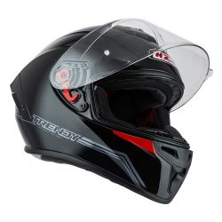 KASK MOTOCYKLOWY NZI TRENDY STREAM SOLID NOUVEAU BLACK 