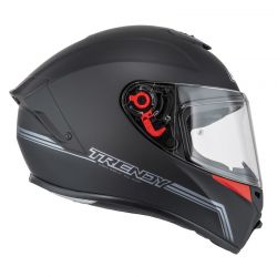 KASK MOTOCYKLOWY NZI TRENDY STREAM SOLID NOUVEAU MATT BLACK 