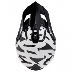 KASK IMX FMX-02 BLACK/WHITE/FLO YELLOW/GREY GLOSS GRAPHIC XS ENDURO CROSS