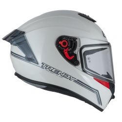 KASK MOTOCYKLOWY NZI TRENDY STREAM SOLID NOUVEAU WHITE 