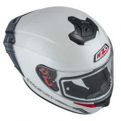 KASK MOTOCYKLOWY NZI TRENDY STREAM SOLID NOUVEAU WHITE 
